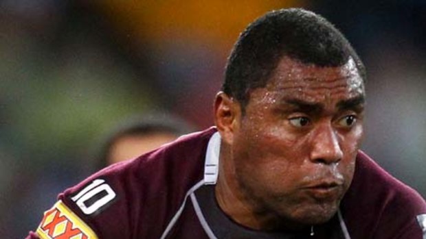 Maroon blow . . .  Petero Civoniceva is likely to miss the remainder of the State of Origin series.