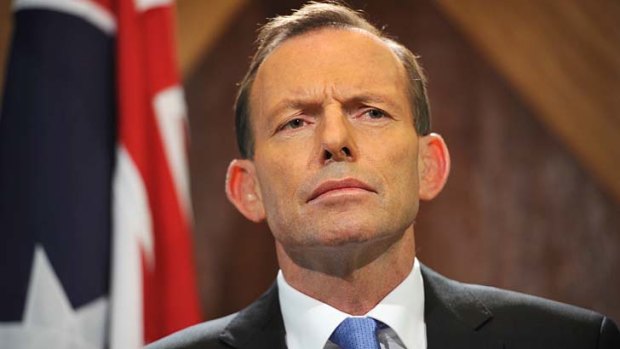Opposition Leader Tony Abbott ... gave first aid until emergency services arrived at the scene of the Brisbane accident.