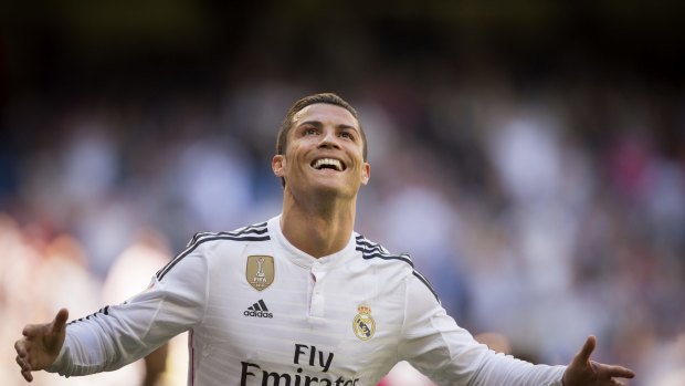 Three-time winner: Real Madrid icon Cristiano Ronaldo.