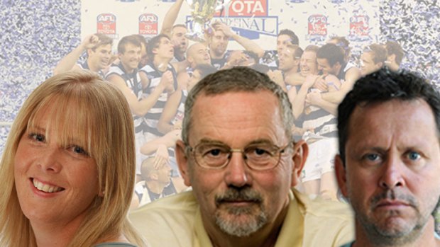 Your week two footy finals analysts ... Emma Quayle, Robert Walls and Michael Gleeson.