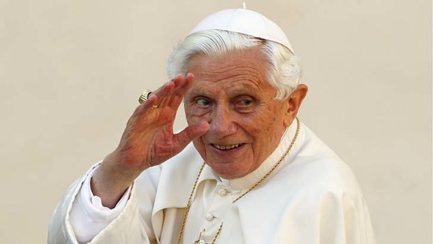 Revealing inquiry &#8230; Pope Benedict.