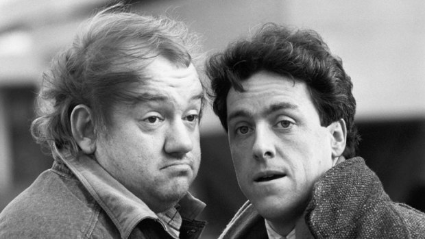 'He was a gentleman and a scholar, a gambler and a wit': Griff Rhys Jones, right, pictured with Mel Smith in 1987, has paid tribute to his friend.