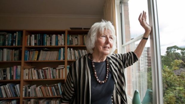 Elizabeth Harrower, author of <i>In Certain Circles</i>, at her house in Sydney.
