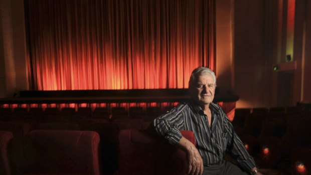 Peter Yiannoudes at the Westgarth Cinema in Northcote, one of eight Melbourne cinemas he has owned over the years.