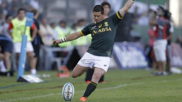 Back in the swing of things: South Africa's Morne Steyn.