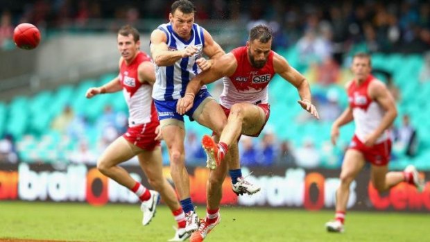 The Sydney Swans and the North Melbourne Kangaroos meet again on Saturday.