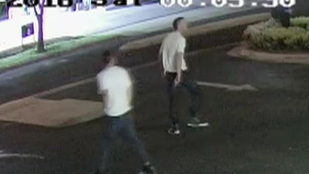 Police have released CCTV footage of an alleged assault in the Condor McDonalds car park.