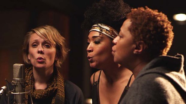 A chance to shine: (from left) Jo Lawry, Judith Hill and Lisa Fischer in <i>20 Feet from Stardom</i>.
