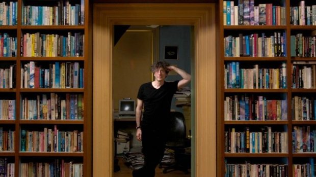 Rock star: Neil Gaiman sold out the Sydney Opera House when he visited in 2010.