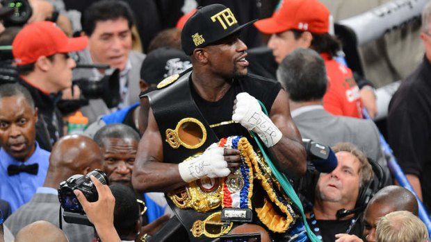 Retirement looming: Floyd Mayweather jr says he has only two years left in the fight game.