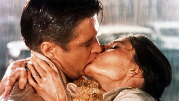 Timeless characters ... George Peppard with Audrey Hepburn in Breakfast at Tiffany’s.