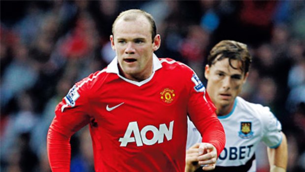Wayne Rooney, who last night stunned the soccer world by re-signing with Manchester United for another five years.