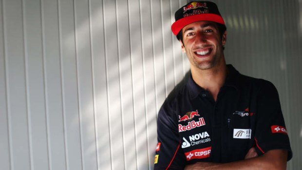 Changing gears: Daniel Ricciardo says he will be aiming to push teammate Sebastian Vettel from the first race, the Australian Grand Prix.
