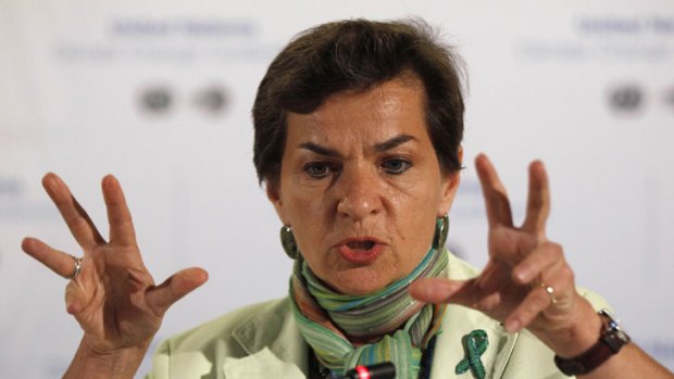 "We are getting into very risky territory" ... Christiana Figueres.