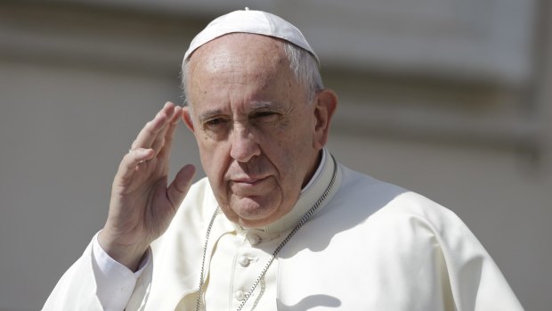 Taking stand on climate change ... Pope Francis Francis called for policies to 'drastically' reduce polluting gases, saying technology based on fossil fuels 'needs to be progressively replaced without delay' and sources of renewable energy developed.