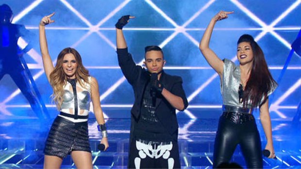 THIRD D3GREE perform on <i>The X Factor</i> first live show