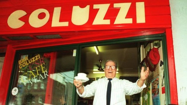 Passion: Rome-born barista Luigi Coluzzi.