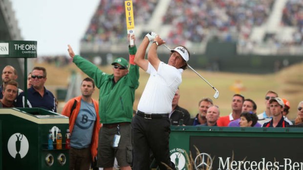 First Open win: Phil Mickelson described his  final round of 66 as the best of his career.