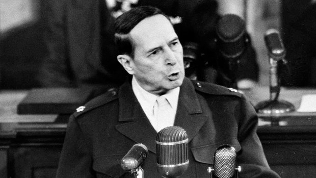 Commuted five death sentences linked to war crime ... Army General Douglas MacArthur.