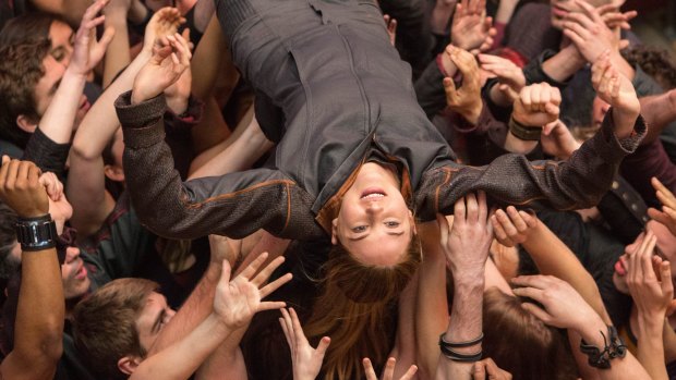 The most popular film with Qantas passengers this year was Divergent.