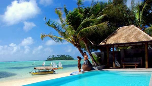 Even closer ... the Te Vakaroa Villas in the Cook Islands.