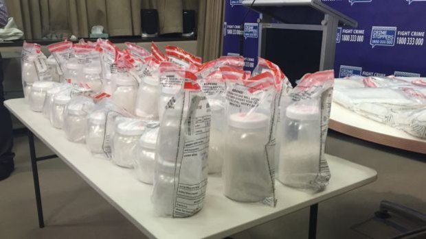 Raids uncovered 320kg of the drug.