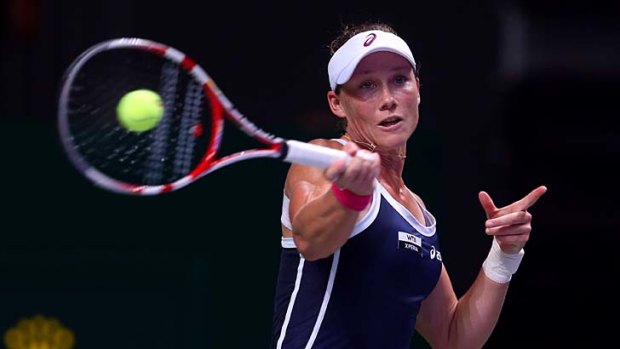 Team player ... Sam Stosur is hoping for a better year after a disappointing run.