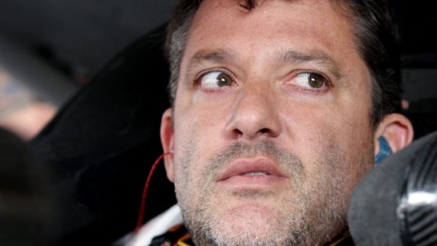 Pulled out of race: Tony Stewart.