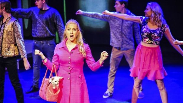 Mikayala Williams stars as Elle in Legally Blonde: The Musical. Showing at ANU Arts Centre until July 27.