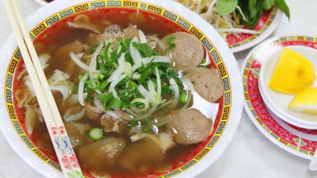 A visit to Pho Tau Bay is one of the highlights of Cabramatta.