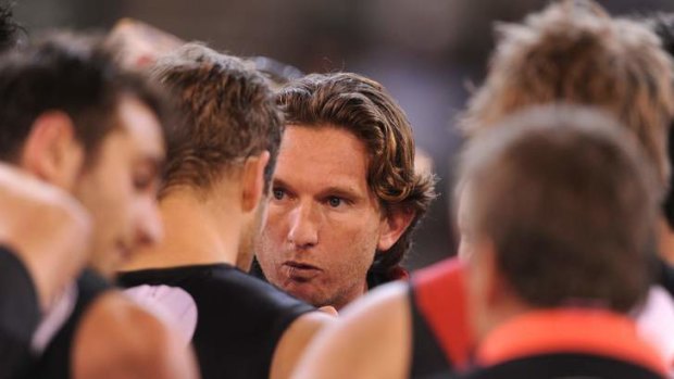 Essendon's James Hird who has been banned from AFL for one year.