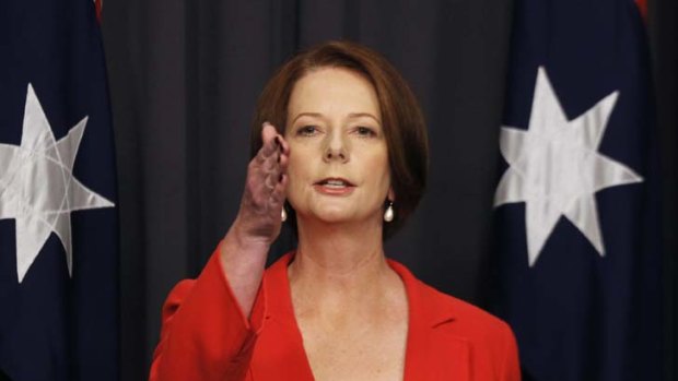 The best of intentions ... Julia Gillard.