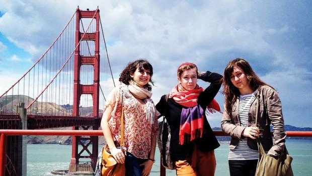 A construction masterpiece with many moods &#8230; tourist photo of San Francisco's Golden Gate Bridge.