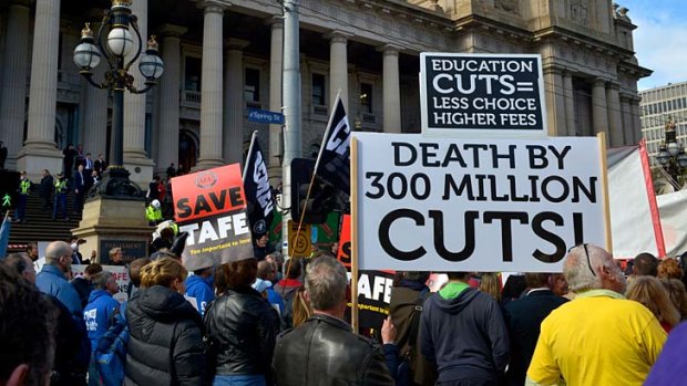 Recent TAFE funding cuts have been condemned by at least 30 councils.