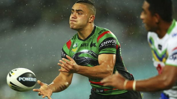 A star on the rise: South Sydney centre Dylan Walker.