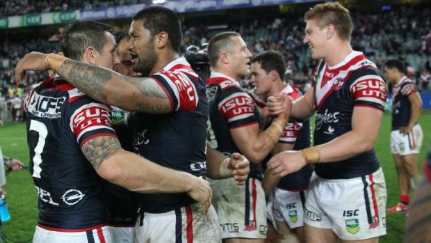 A very good year: The Roosters can add grand final glory to their minor premiership on Sunday.