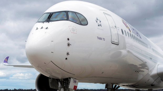 泰国航空公司空客A350。