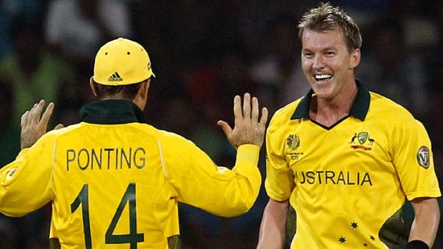 Brett Lee kept Australia in the contest with four wickets.