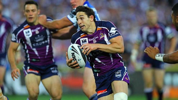 Billy Slater is one of four Melbourne Storm players in the Test team.