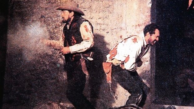 A scene from Peckinpah's 1969 Western <i>The Wild Bunch</i>.