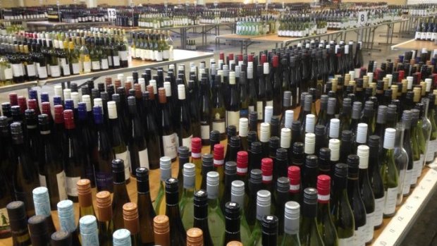 Close to 2,200 wines were entered in this year's competition.