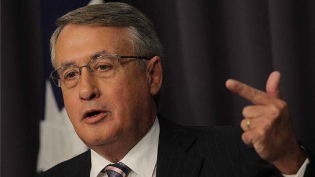 Setback ... Treasurer Wayne Swan.