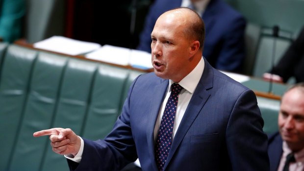 Immigration Minister Peter Dutton has repeatedly defended the visa changes.