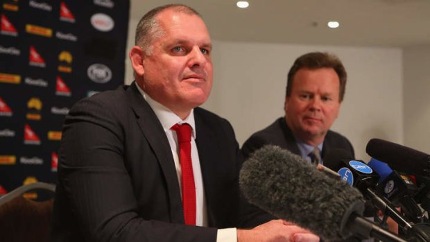 "The only opportunity you're going to get to play for the Wallabies is going to be if the coach chooses you to play and for me that's a week-to-week contract": Wallabies coach Ewen McKenzie.