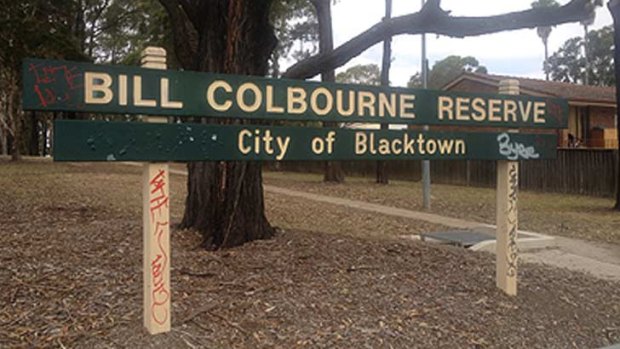 The park where a 14-year-old girl was sexually assaulted by a group of men on Saturday.