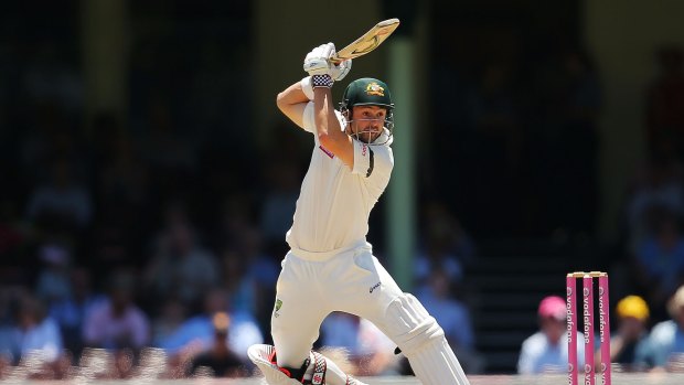 High hopes of return: Ed Cowan batting for Australia in 2013.