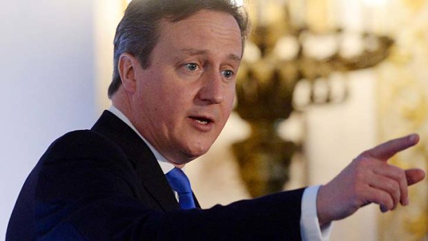 War on porn: British Prime Minister David Cameron.
