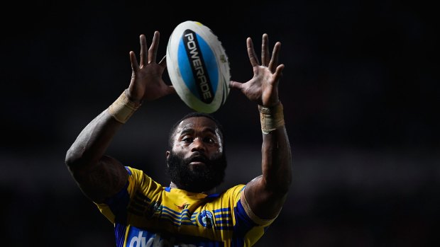 Subject of an AVO: Parramatta Eels' Fijian winger Semi Radradra has yet to return to the club.