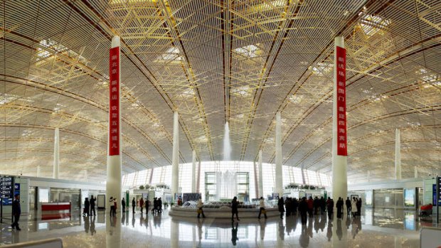 Terminal 3 at Beijing Airport.