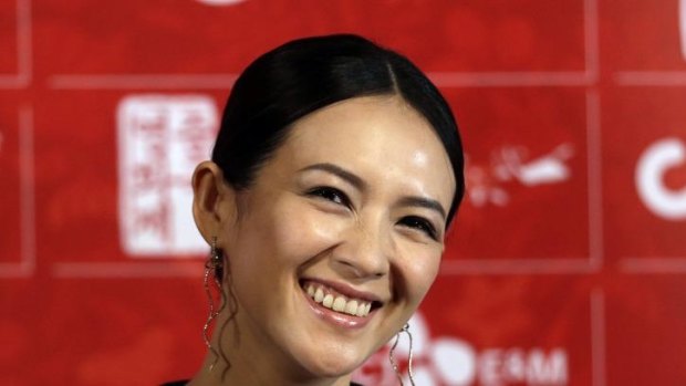 Chinese actress Zhang Ziyi.
